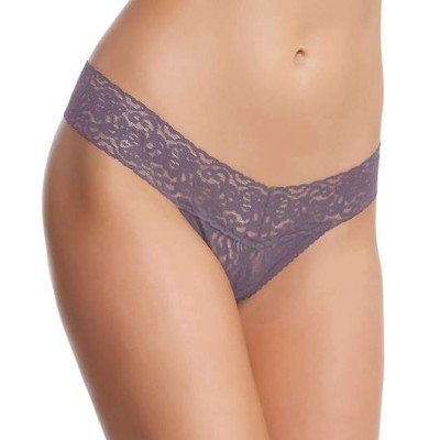 Felina | Signature Stretchy Lace Hi-Waisted Boyleg Panty (Amaranth Purple,  Medium)