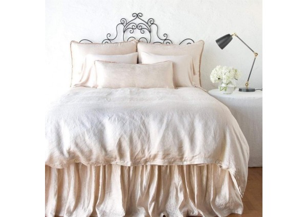 Bella Notte Paloma French Country Duvet Cover Pearl Queen